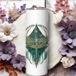20274 whimsical dragonfly personalised tumbler 3