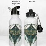 20275 whimsical dragonfly personalised water bottle 1