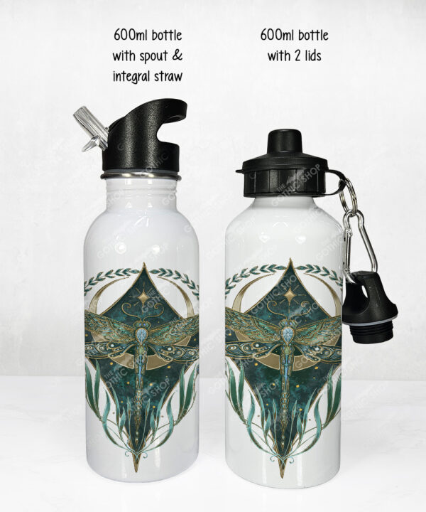20275 whimsical dragonfly personalised water bottle 1