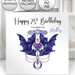 20276 personalised whimsical bat birthday card 1