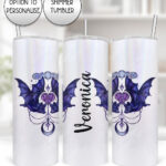 20278 personalised whimsical bat gothic tumbler 1