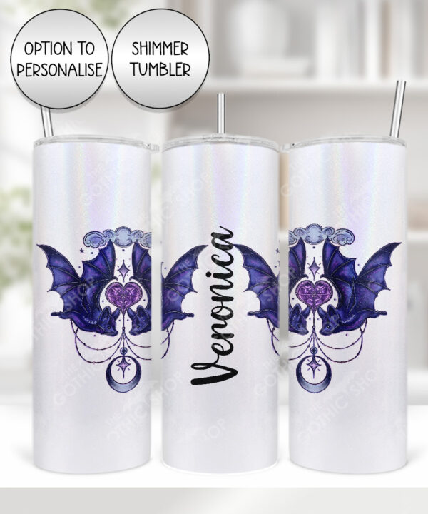 20278 personalised whimsical bat gothic tumbler 1