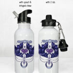 20279 personalised whimsical bat gothic water bottle 3