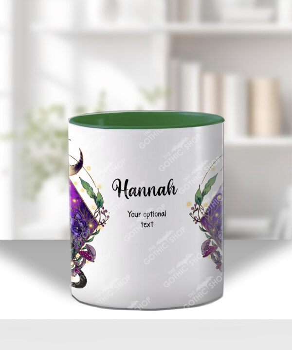 20281 whimsical black cat personalised mug 4