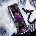 Whimsical Black Cat Gothic Straight Tumbler