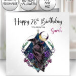 20284 whimsical raven gothic card 1