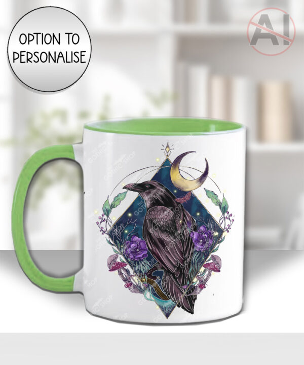 20285 whimsical raven gothic mug 2