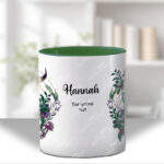 20289 whimsical purple teal snake gothic personalised mug 4
