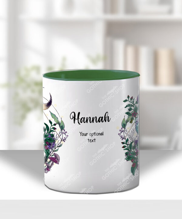 20289 whimsical purple teal snake gothic personalised mug 4