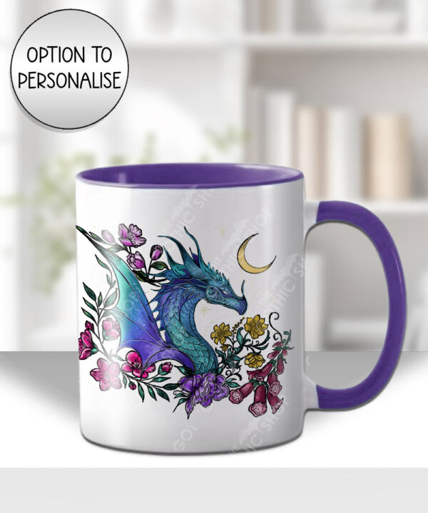 20293 whimsical dragon personalised mug 2