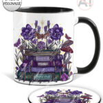 20298 whimsical books personalised mug coaster