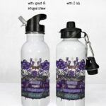 20300 whimsical books personalised water bottle 3