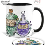 20302 witchy potions personalised mug coaster