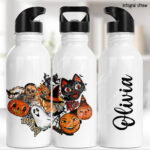 20308 personalised halloween water bottle 3