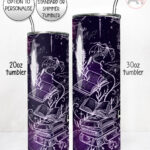 fantasy books bookish straight tumbler option to personalise