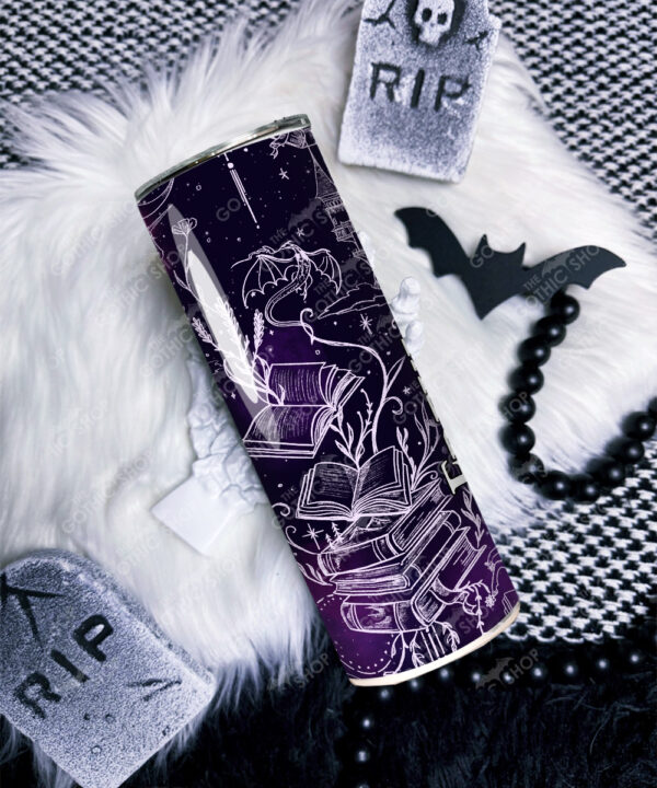 fantasy books bookish straight tumbler option to personalise