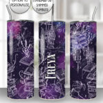 fantasy books bookish straight tumbler option to personalise