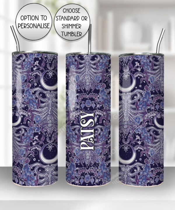 enchanted library bookish straight tumbler option to personalise (copy)