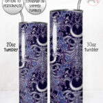 enchanted library bookish straight tumbler option to personalise (copy)