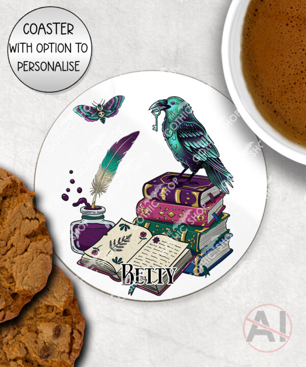 20318 dark academia gothic coaster