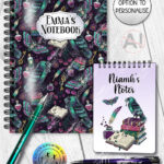 20322 dark academia raven gothic notebook 2