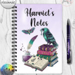 20322 dark academia raven gothic notebook 4