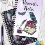 20322 dark academia raven gothic notebook 5