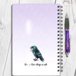 20322 dark academia raven gothic notebook 6