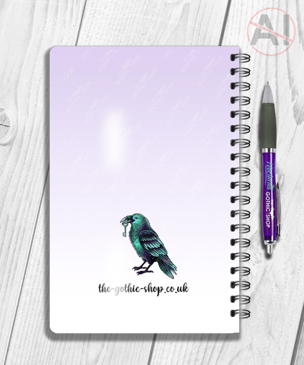 20322 dark academia raven gothic notebook 6