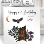 20331 owl woodland personalised card 1