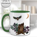 20332 owl woodland personalised mug 2