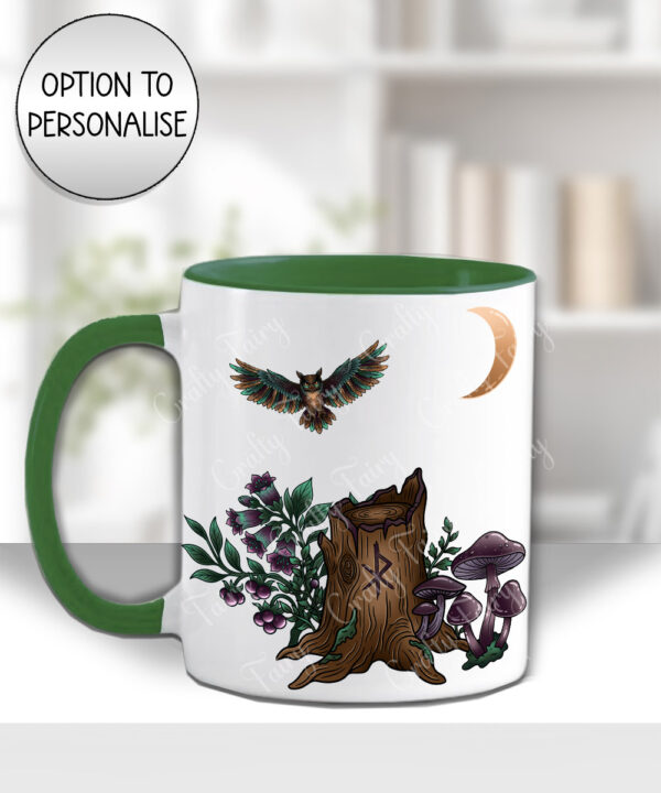 20332 owl woodland personalised mug 2