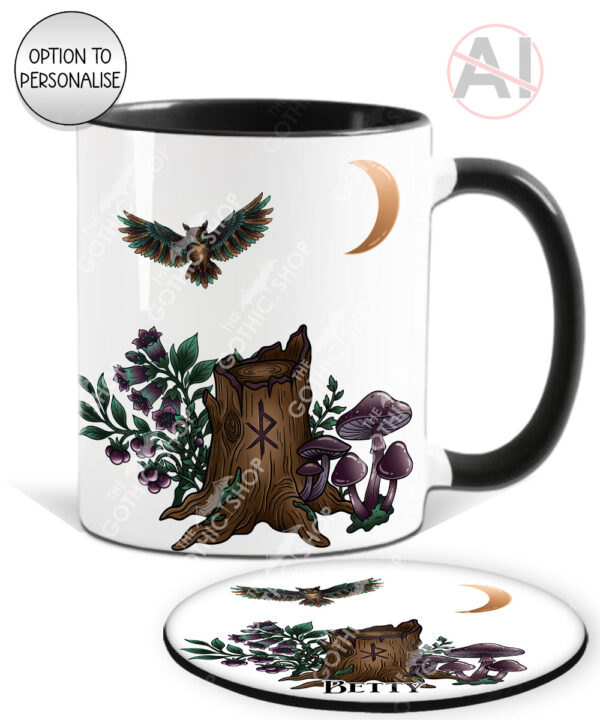 20332 owl woodland personalised mug 3