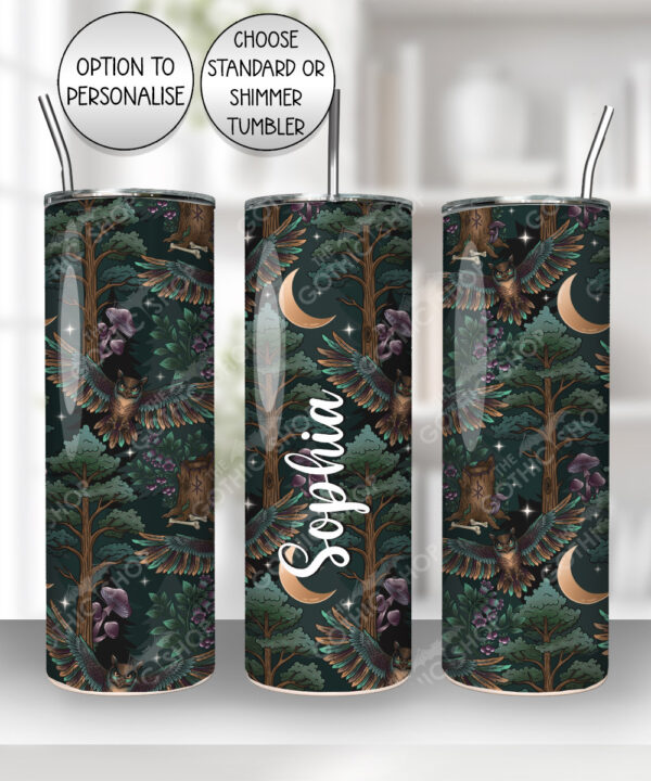 20333 owl woodland personalised tumbler 2