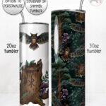20333 owl woodland personalised tumbler 4