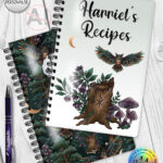 20334 owl woodland personalised notebook 2