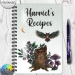 20334 owl woodland personalised notebook 4