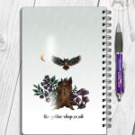 20334 owl woodland personalised notebook 5
