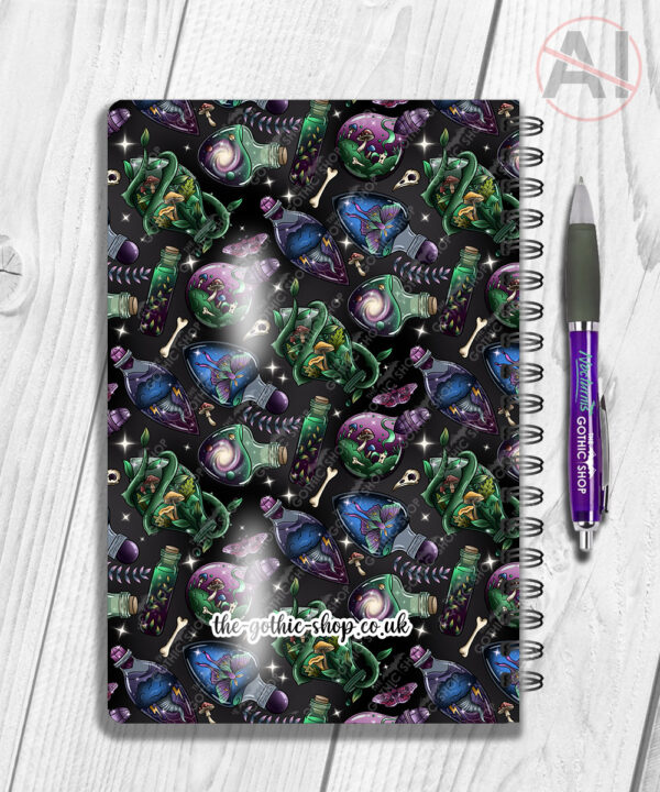 20337 alchemist potions gothic witchy notebook 3