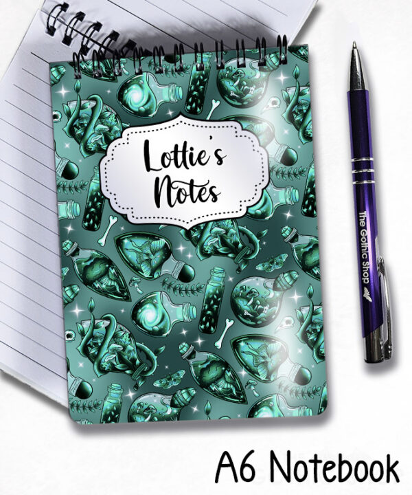 20337 alchemist potions gothic witchy notebook 4