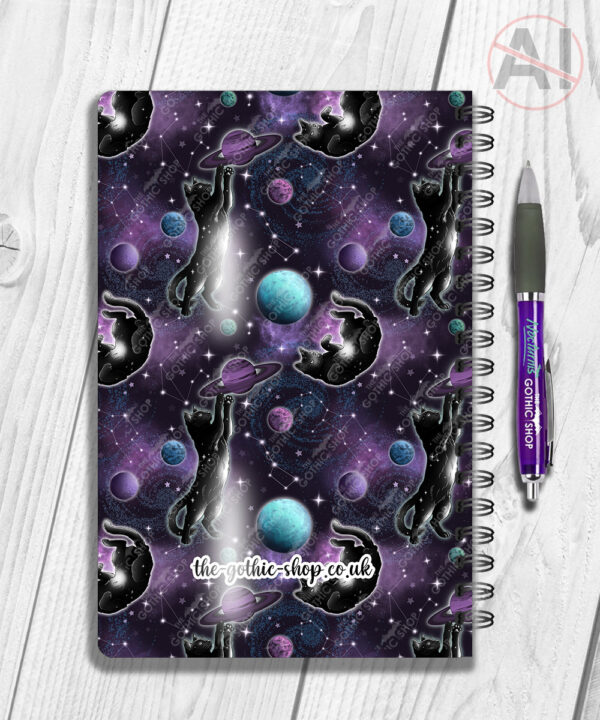 20340 cosmic kitties black cat witchy notebook 2