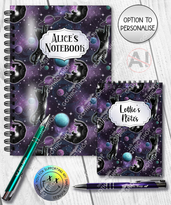20340 cosmic kitties black cat witchy notebook 4