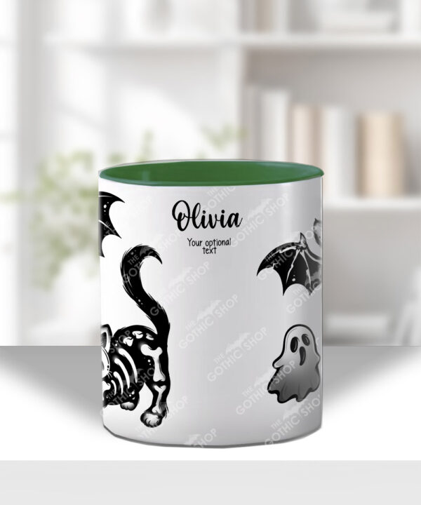 20344 skellie cat bat gothic mug 4