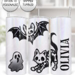 20345 skellie cat bat gothic tumbler 2