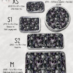 20349 skellie cat bat gothic storage tin 2