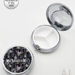 20354 skellie cat bat gothic pill pot 1