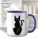 20358 witchy black cat personalised mug 1