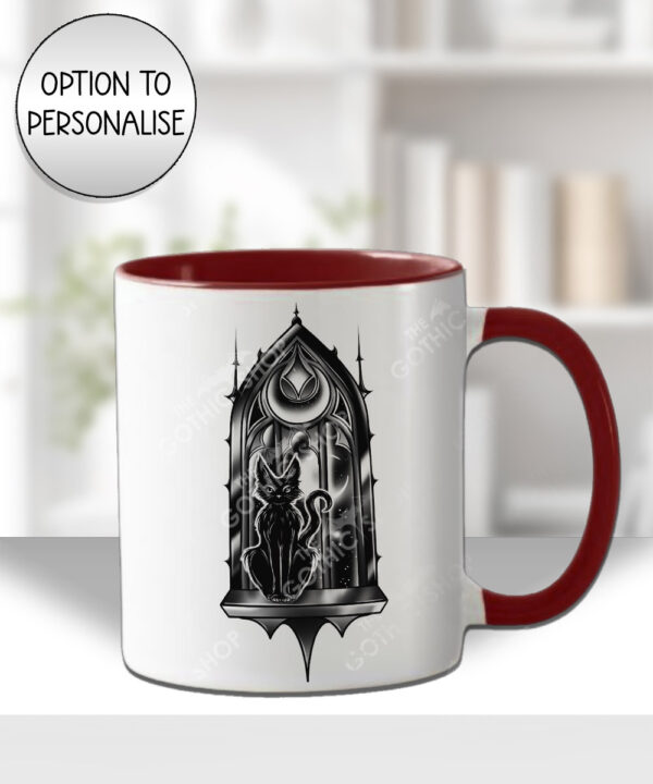 20359 witchy black cat personalised mug 1