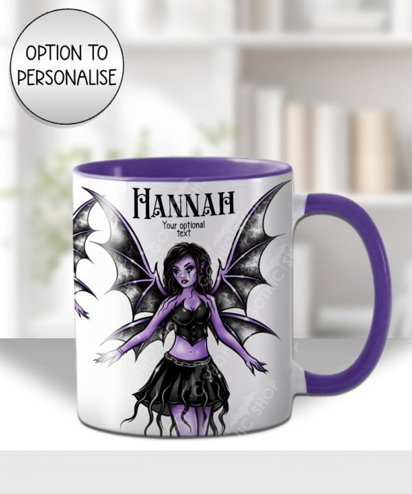 20363 gothic fairy personalised mug 4