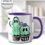 20390 spooky cacti ghosts personalised mug 1